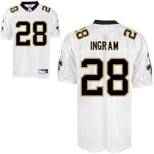 Saints #28 Mark Ingram White Stitched NFL Jersey Saints #28 Mark Ingram White Stitched NFL Jersey
