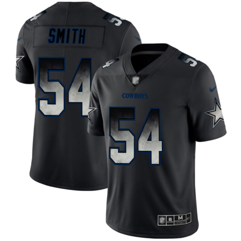 Cowboys #54 Jaylon Smith Black Men's Stitched Football Vapor Untouchable Limited Smoke Fashion Jersey Cowboys #54 Jaylon Smith Black Men's Stitched Football Vapor Untouchable Limited Smoke Fashion Jersey